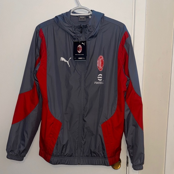Puma Other - BRAND NEW Puma Men's Gray and Red Windbreaker